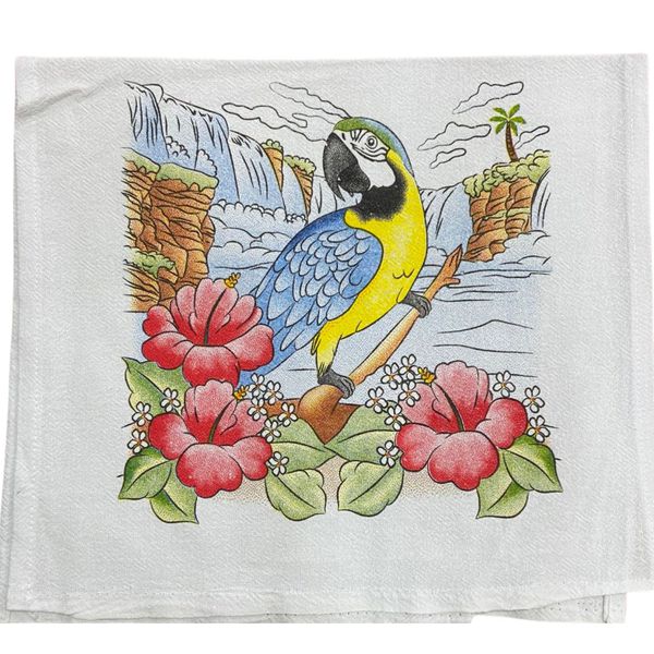 Pano de Prato 40x65 Estampado Com Viés P05.005