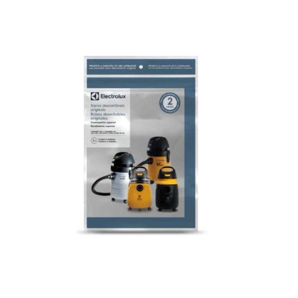 Saco Descartável Para Aspirador de Pó Kit Com 3 CSE20 Compativel A20, A20L, A20S, GT3000, GT30N 