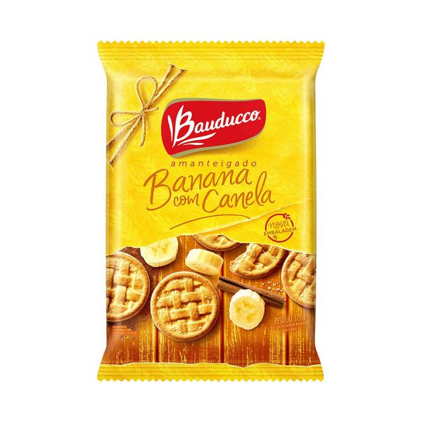 BISCOITO BOLACHA AMANTEGADO BANANA E CANELA BAUDUCO 354G
