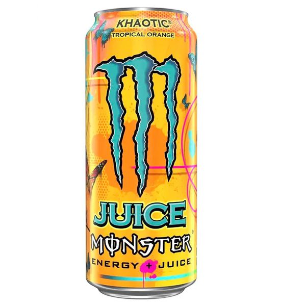 ENERGETICO MONSTER ENERGY JUICE KHAOTIC TROPICAL ORANGE - LATA 473ML