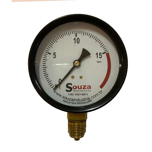 Manometro Para Prensa Rosca 1/2 BSP - 15 Toneladas 2015