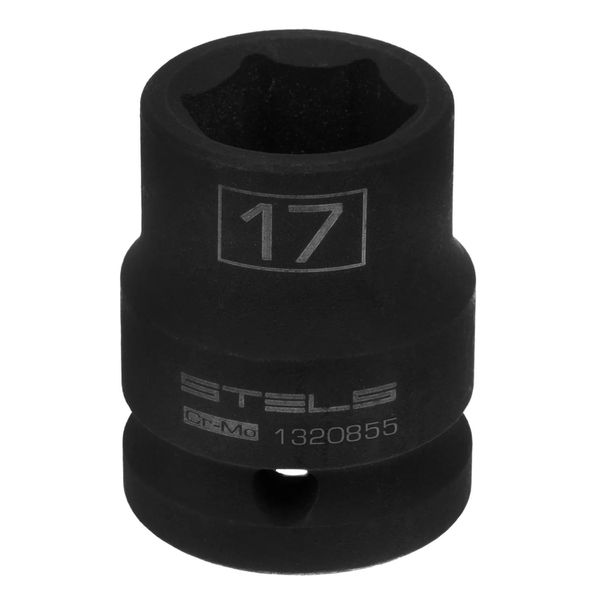 SOQUETE SEXTAVADO CURTO PARA CHAVE DE IMPACTO ENCAIXE 1/2