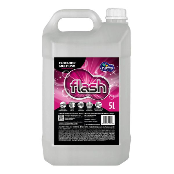 FLOTADOR MULTIUSO FLASH NAFTA 5 LITROS LIMPADOR E DESENGRAXANTE