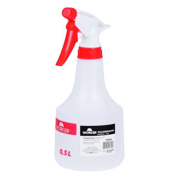 PULVERIZADOR DE LIQUIDOS MANUAL COM RESERVATORIO DE 500ML