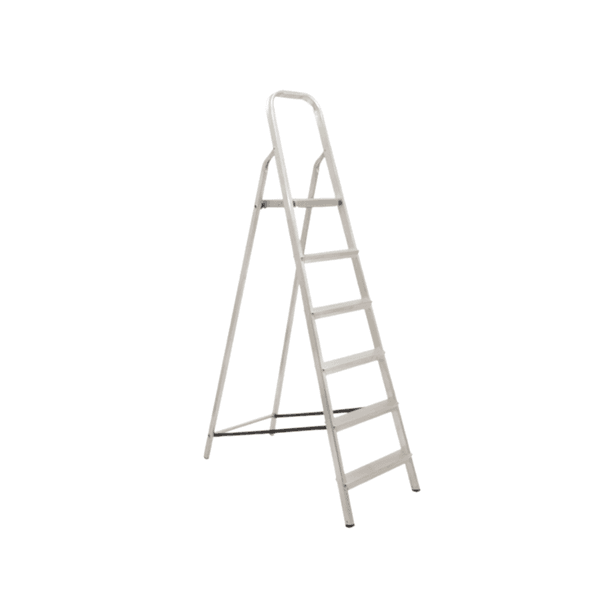 ESCADA DOMESTICA EM ALUMINIO 6 DEGRAUS