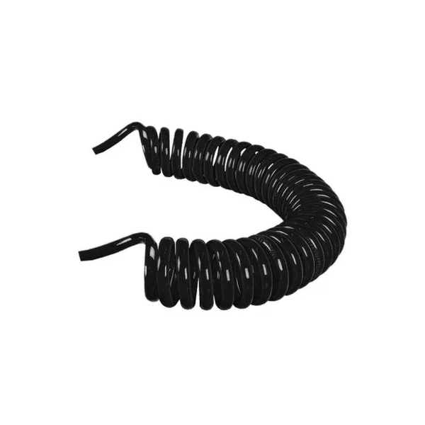 MANGUEIRA ESPIRAL EM POLIURETANO SEM TERMINAIS 8,0MM X 5MT PRETA