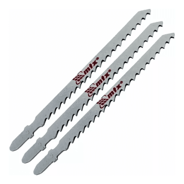 3 LAMINAS P/ SERRA TICO TICO 90 X 4,0MM AÇO CARBONO ENCAIXE BOSCH