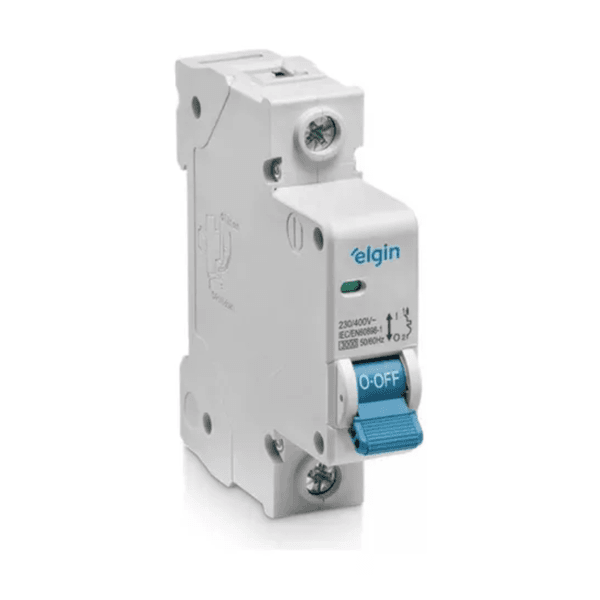 DISJUNTOR TERMOMAGNÉTICO MONOPOLAR ELGIN CUVA C 1 POLO 10A