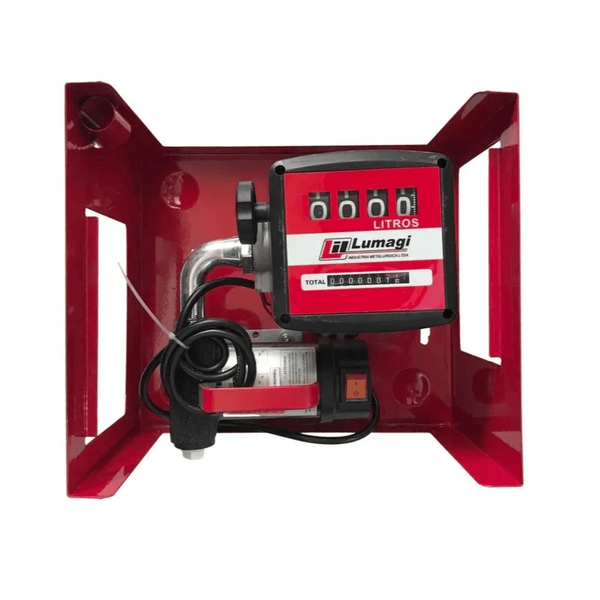 KIT ABASTECIMENTO DIESEL 40L/MIN 12 VOLTS C/ MEDIDOR, MANG E BICO