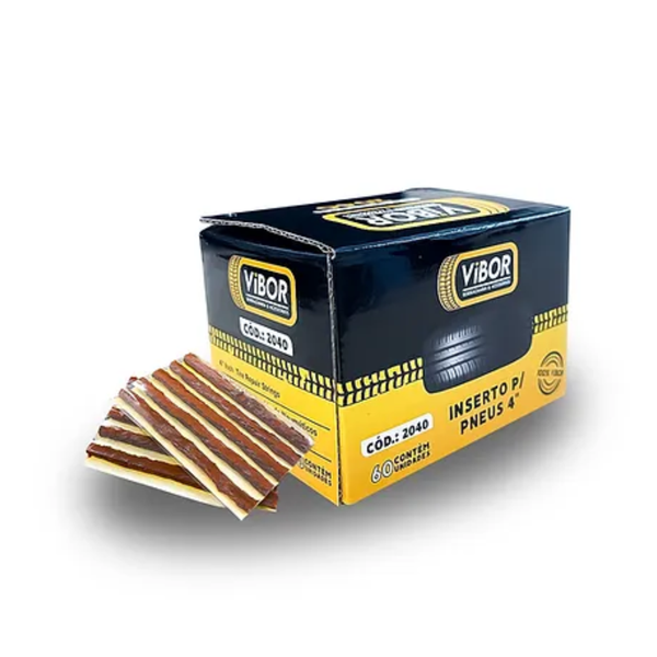 REFIL P/ REPARO DE PNEU S/ CAMARA 200 X 6MM VILUBRI 2247 CAIXA C/ 30UN