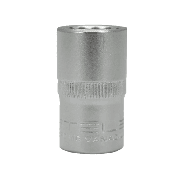 SOQUETE ESTRIADO ENCAIXE 1/2 CROMO VANADIUM 16MM