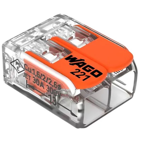 3 CONECTOR RAPIDO P/ CHUVEIRO BL 221-612 40A DERIVAÇÃO 0,5 A 6MM 2VIAS