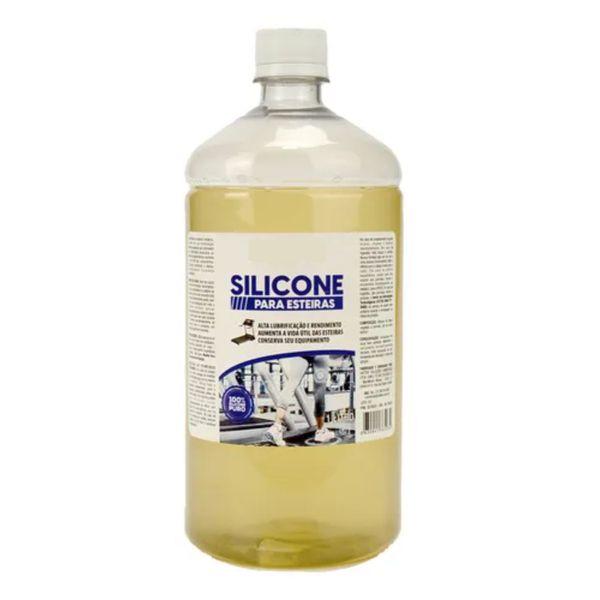 SILICONE LIQUIDO 1LITRO DENS.200 P/ LUBRIFICAR ESTEIRAS DE ACADEMIA