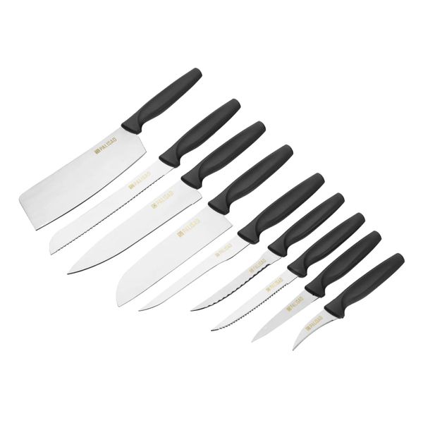 JOGO DE FACAS PROFISSIONAL PALISAD 7914455 COM 9 PEÇAS