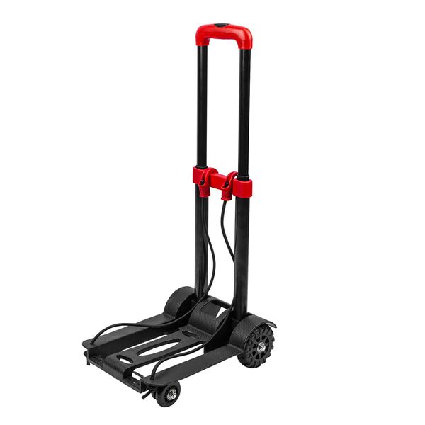 CARRINHO P/ TRANSPORTE DE CARGA DOBRAVEL ALUMINIO CAP.40KG 230X250M