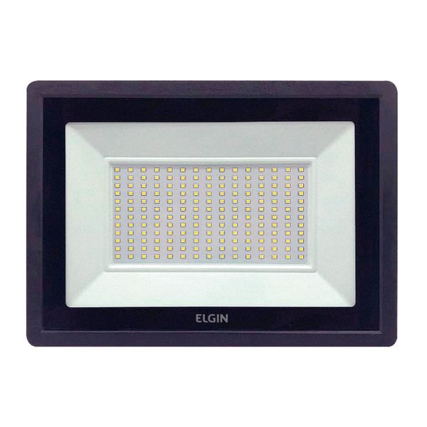 PROJETOR REFLETOR LED ELGIN BIVOLT 150W IP66 6500K BRANCO FRIO
