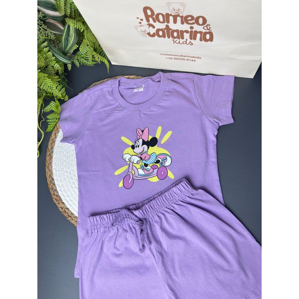 conjunto menina Minnie