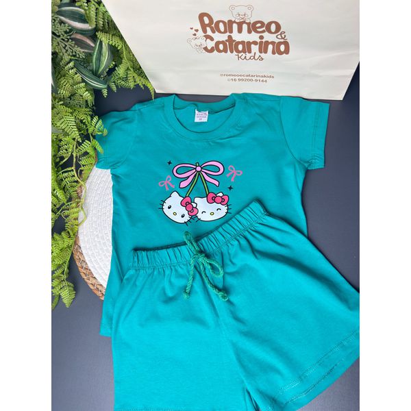 conjunto menina Hello Kitty