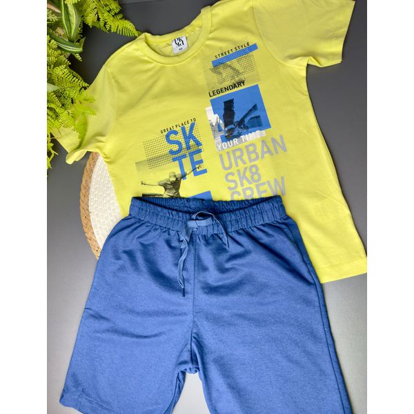 conjunto menino sk8