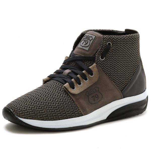Bota dex casual masculina em cano alto detroid top
