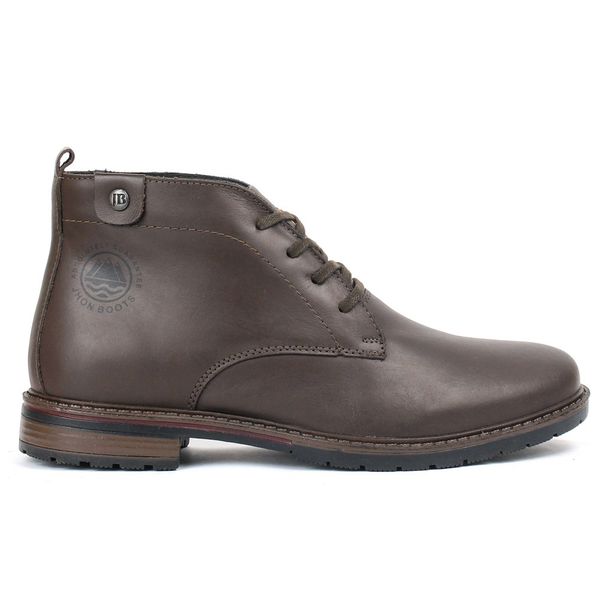 Bota Masculina Em Couro Legítimo Executiva Café