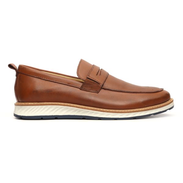 Loafer Masculino Esporte Fino Roma em Couro Legitimo Castor