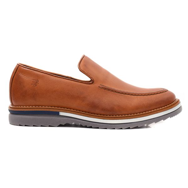 Sapato Masculino Loafer Berlin Couro Legítimo Castor