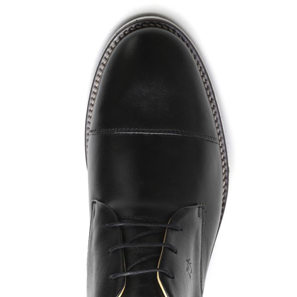 Sapato Brogue Amsterdã Cano Alto Couro Legítimo Black