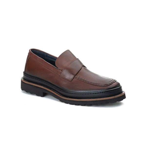 Sapato Masculino Social Loafer Couro Legítimo Mouro