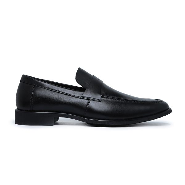 Sapato Masculino Loafer Masculino em Couro Legítimo Garth Preto Rota Shoes