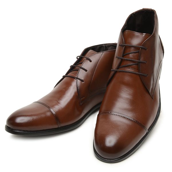 Bota Masculina Couro Social Bota Social Masculina Rafarillo Em