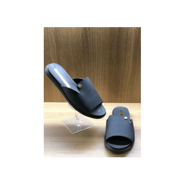 Chinelo Moleca Rasteira Feminina Preto