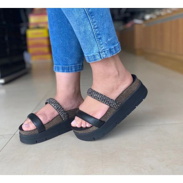 Sandália Papete Turim Preto