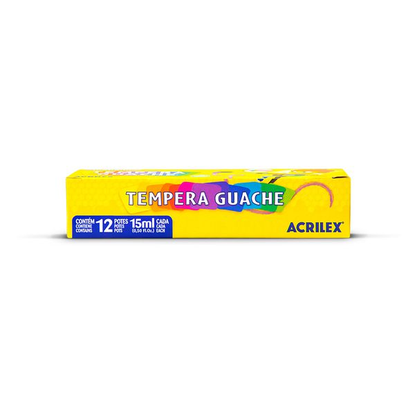 TEMPERA GUACHE 12CORES - 15ML CADA