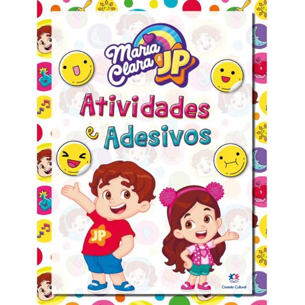Maria Clara e JP - Adesivos e Atividades