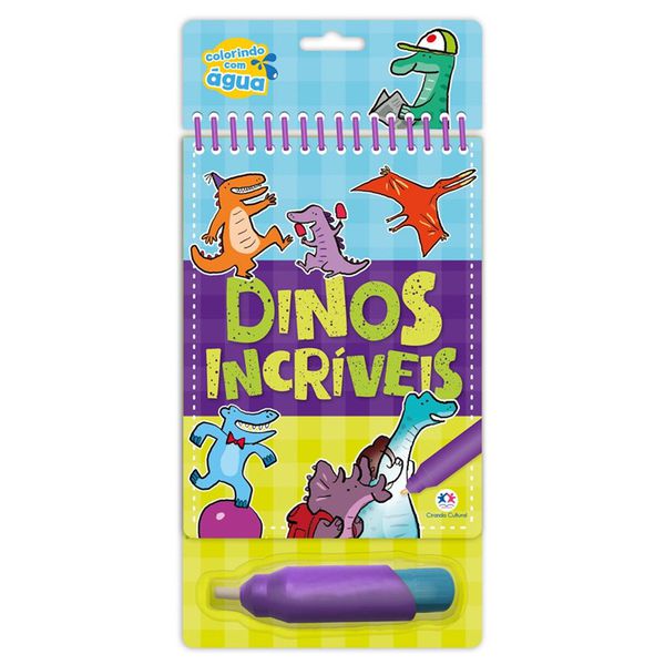 Livro Aquabook Dinos incriveis