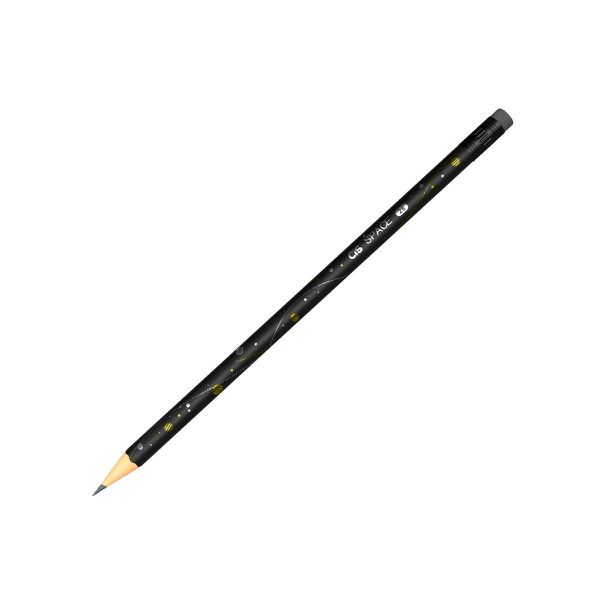 LAPIS PRETO 2B CIS SPACE DOURADO