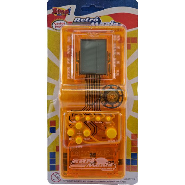 MINI GAME RETRO - LARANJA - ZOOP
