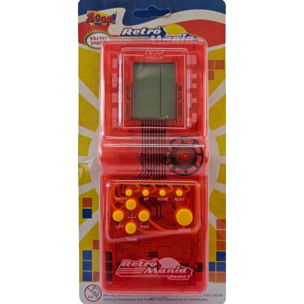 MINI GAME RETRO - VERMELHO - ZOOP