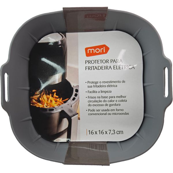 FORMA SILICONE QUADRADA 16X16cm PARA FRITADEIRA ELETRICA - MORI 
