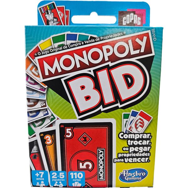 JOGO MONOPOLY BID COPAG