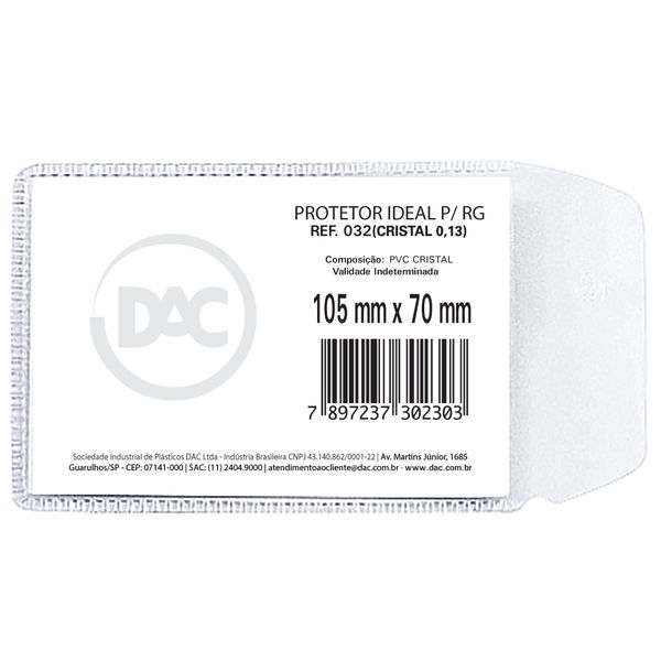 PROTETOR DE DOCUMENTOS DAC P/CNH