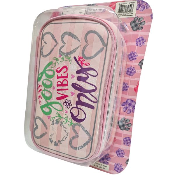 ESTOJO CASE DUPLO EM NEOPRENE DATERRA -ES2