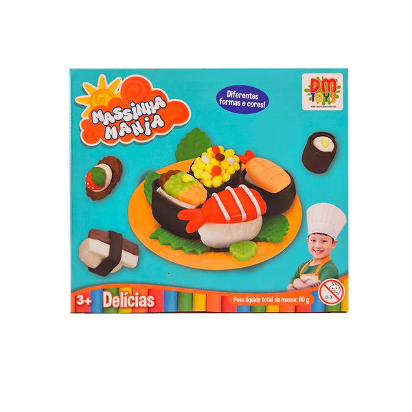 MASSINHA DELÍCIA FOODS- suchi - DM TOYS 