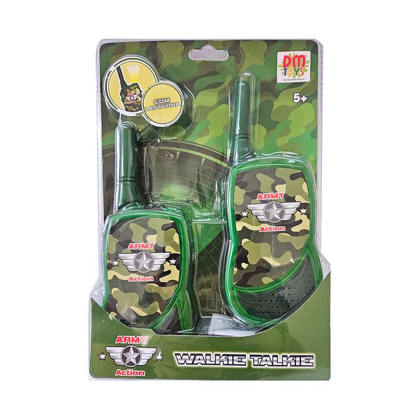 WALKIE TALKIE INFANTIL COM LANTERNA - DM TOYS