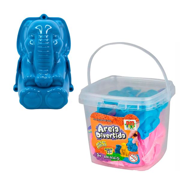 AREIA DIVERTIDA ANIMAIS - ELEFANTE