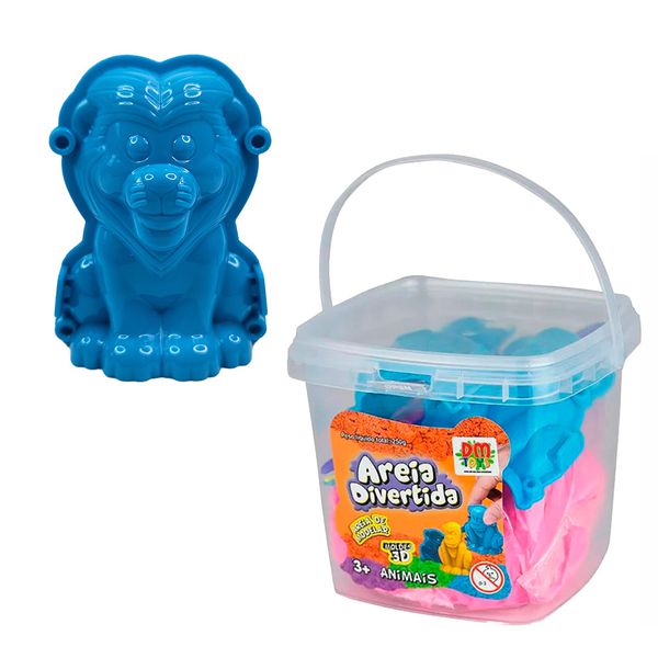 AREIA DIVERTIDA ANIMAIS - LEÃO