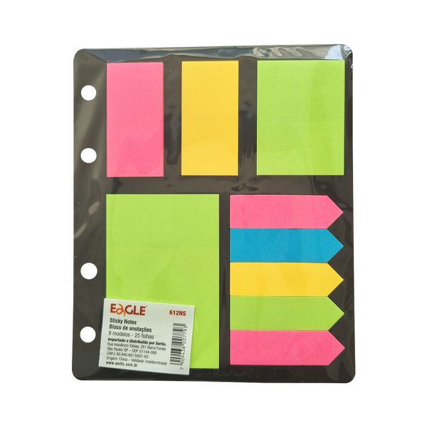 BLOCO DE ANOTACÕES EAGLE FORMATOS DIVERSOS - 612NS