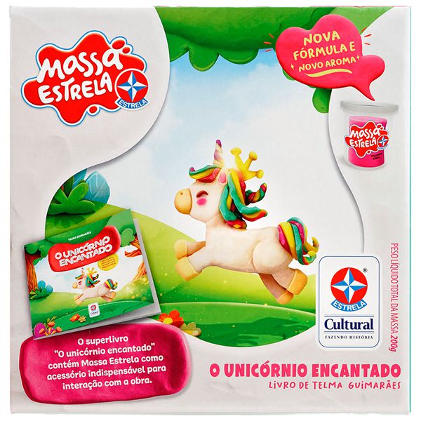 Livro Com Massinha - O Unicórnio Encantado - Estrela