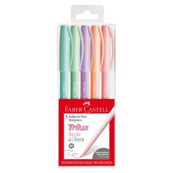 TRILUX STYLE COLORS C/5 UNIDS FABER CASTELL